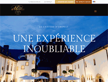 Tablet Screenshot of chateau-urspelt.lu